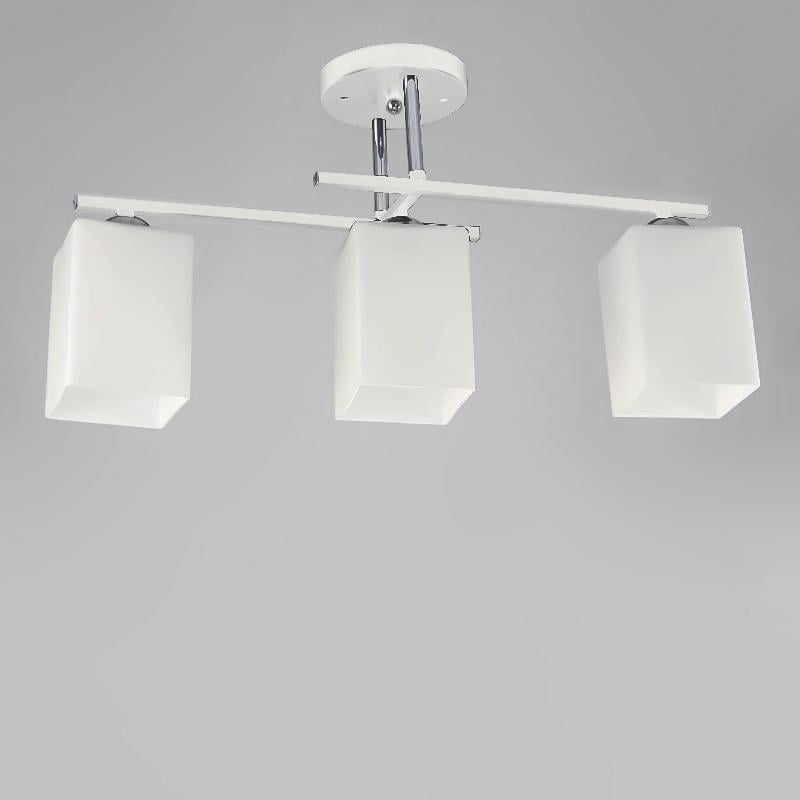 Люстра потолочная Light House NM-15321/3 CR+WT+WT на три лампы Белый
