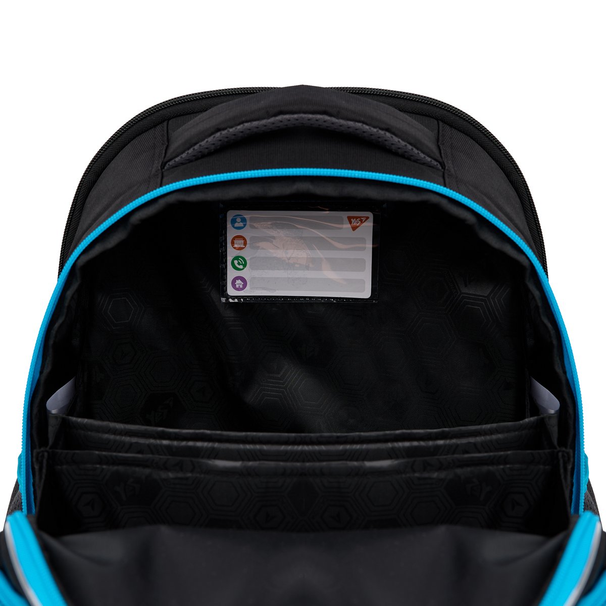 Рюкзак школьный YES S-111 Game On! Серый 38х29х18 см Черно-голубой (550107) - фото 7 Рюкзак школьный YES S-111 Game On! Серый 38х29х18 см Черно-голубой (550107) - фото 7