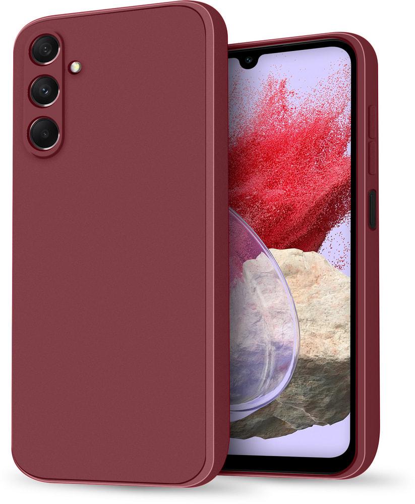 Силиконовый чехол HardCorner Samsung Galaxy M34 5G M346 (с микрофиброй) Wine (34426-42)