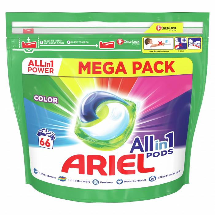 Капсули для прання Ariel All in 1 Color 66 шт.