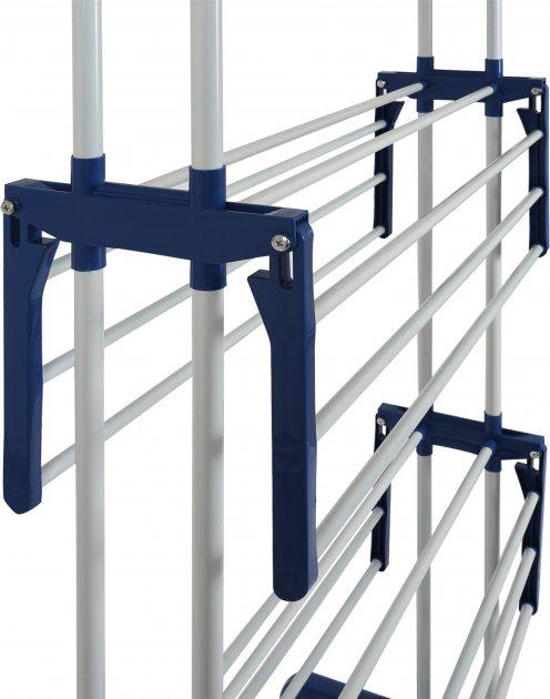 Сушилка для одежды EuroHome Florence трехуровневая 22 м (jm7676) - фото 6 Сушилка для одежды EuroHome Florence трехуровневая 22 м (jm7676) - фото 6