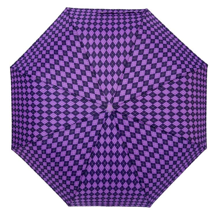 Парасолька-автомат складана School 8 спиць купол 104 см Violet (29042505) - фото 1 Парасолька-автомат складана School 8 спиць купол 104 см Violet (29042505) - фото 1