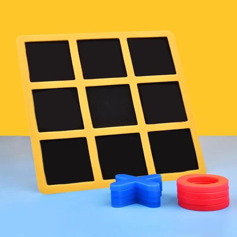 Игрушка для малышей Монтессори Крестики нолики Blue/Red - фото 3 Игрушка для малышей Монтессори Крестики нолики Blue/Red - фото 3