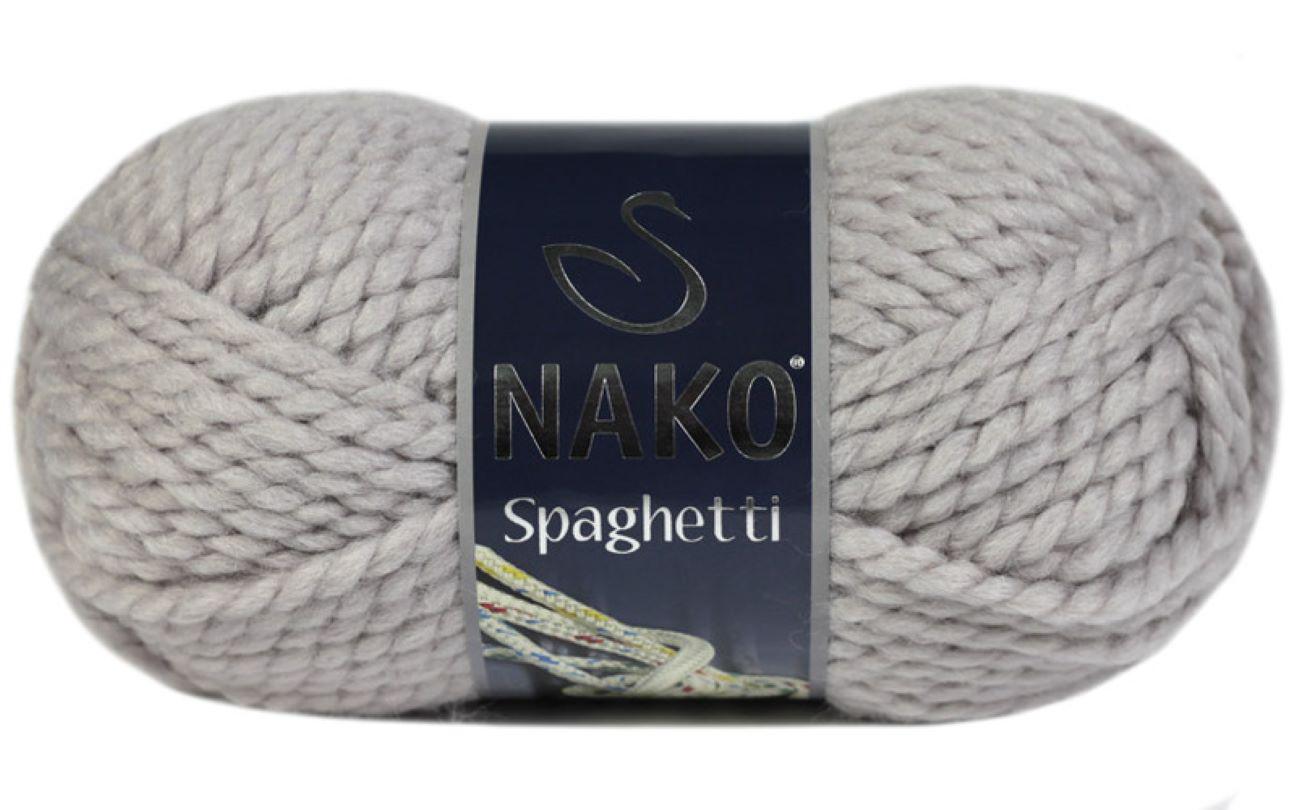 Пряжа Nako Spaghetti 3079 Светло-серый (7188)