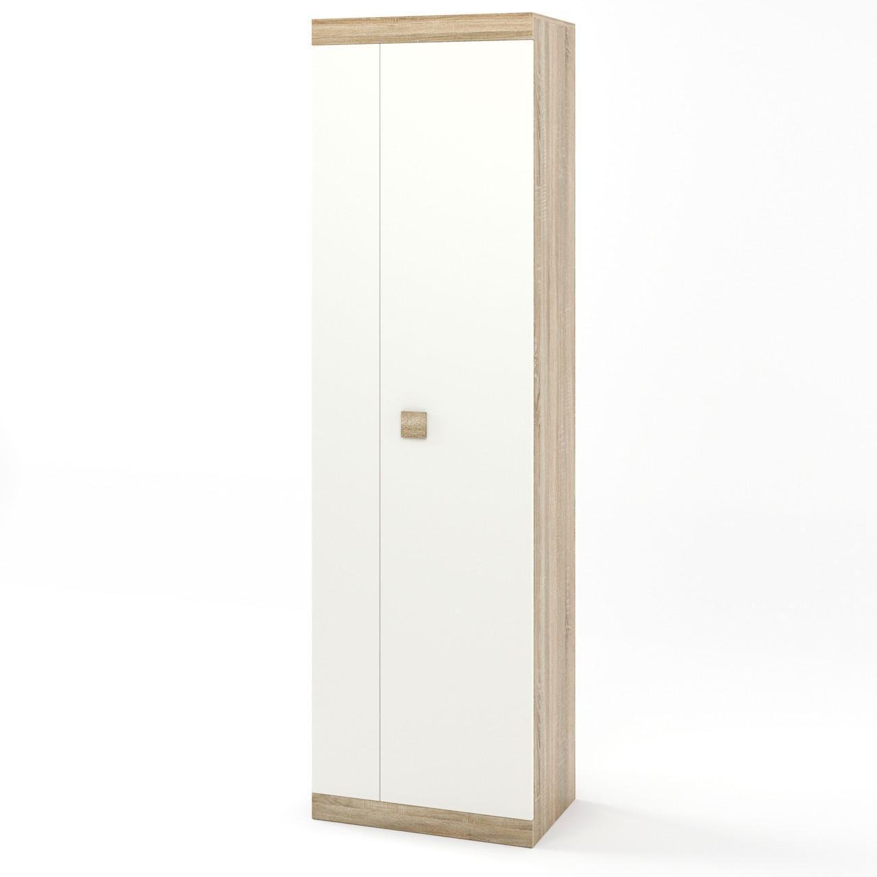 Шкаф распашный Еверест Соната-600 Дуб Сонома/Белый (DTM-2307)
