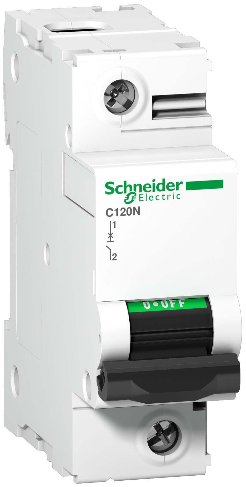 Автоматический выключатель Schneider Electric Acti9 C120N 1P 63A 10кА D (A9N18378) Автоматический выключатель Schneider Electric Acti9 C120N 1P 63A 10кА D (A9N18378)