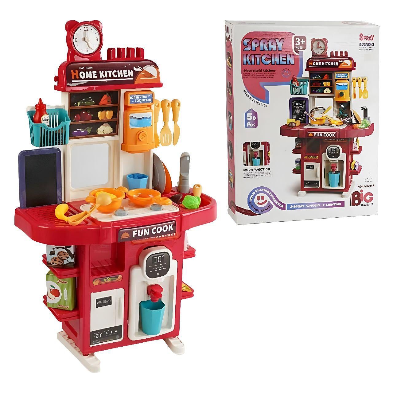 Детский игровой набор кухня с подсветкой (158245) Детский игровой набор кухня с подсветкой (158245)