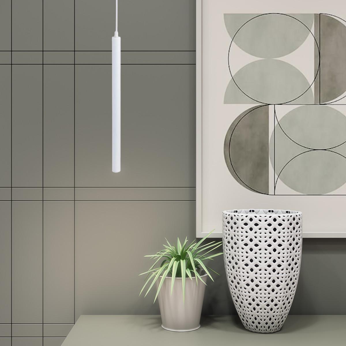 Підвісний світильник MSK ELECTRIC Beatrice під одну лампу G9 Білий (NL 3045 WH) - фото 2 Підвісний світильник MSK ELECTRIC Beatrice під одну лампу G9 Білий (NL 3045 WH) - фото 2