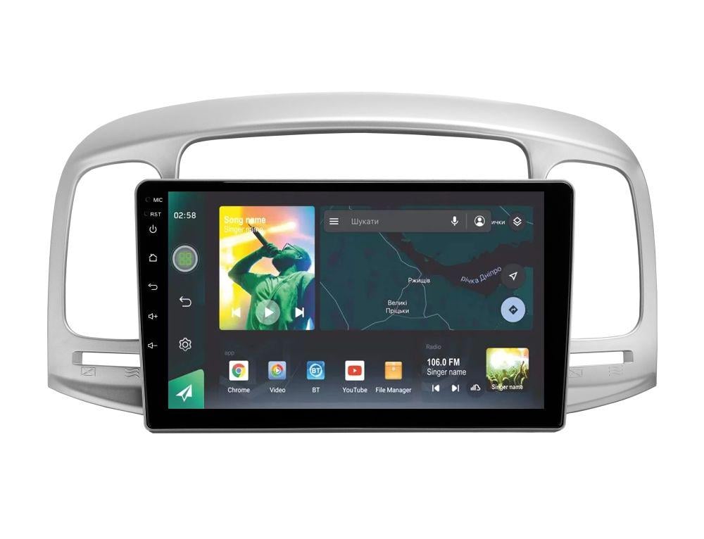 Автомагнитола штатная Sigma X9464 4/64 GB для Hyundai Accent 3 2006-2011 9" (AR-71872)