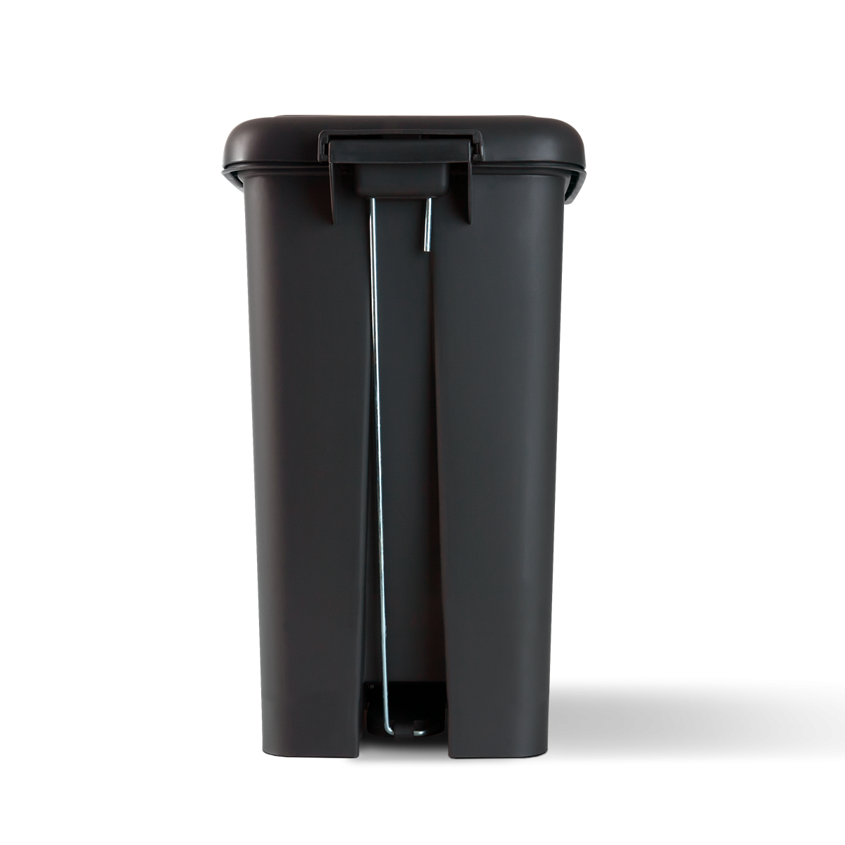 Відро для сміття MVM BIN-01 з кришкою та педаллю 10 л Антрацитовий (BIN-01 10L ANTHRACITE) - фото 4