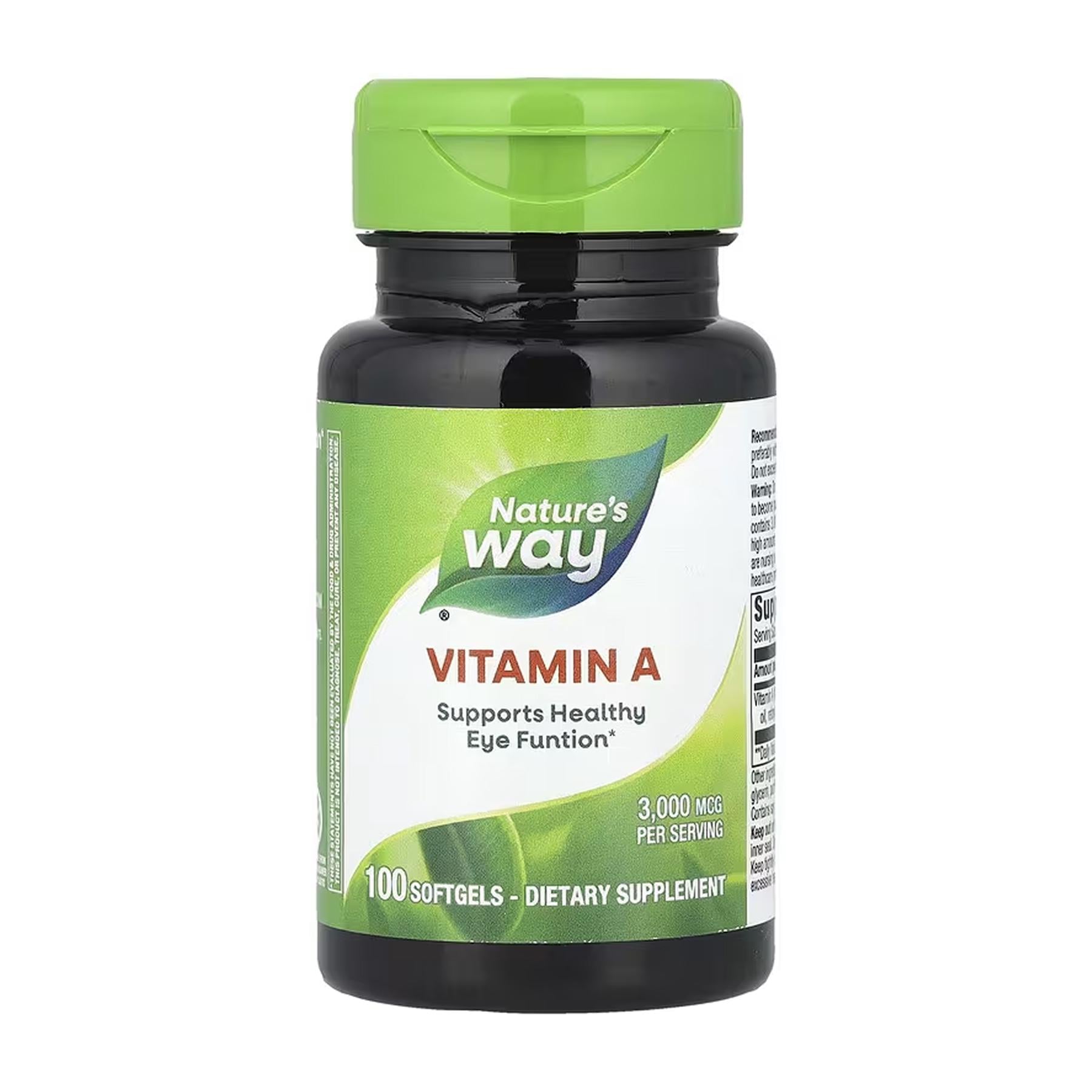 Вітамін А Nature's Way Vitamin A 100 мяких. кап.