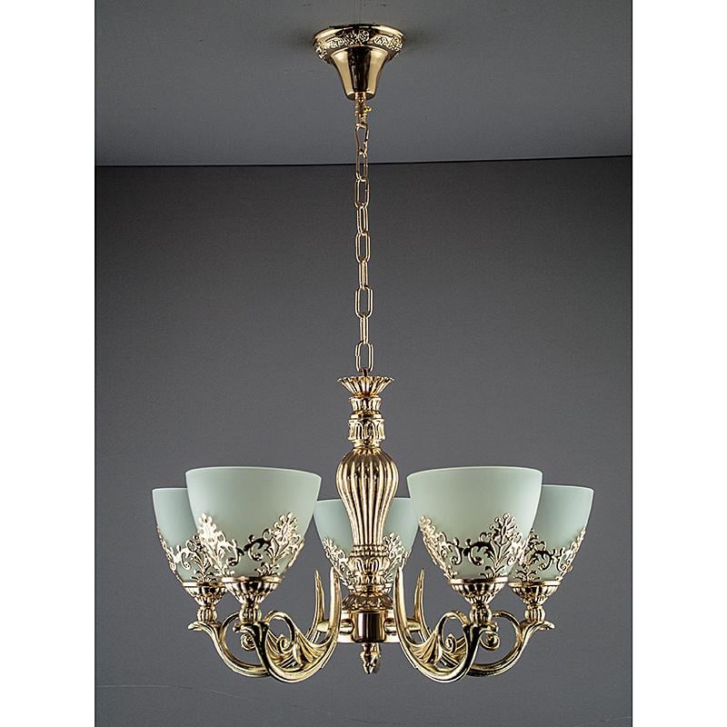 Люстра підвісна класична SH-12637/5A FG U Золотий