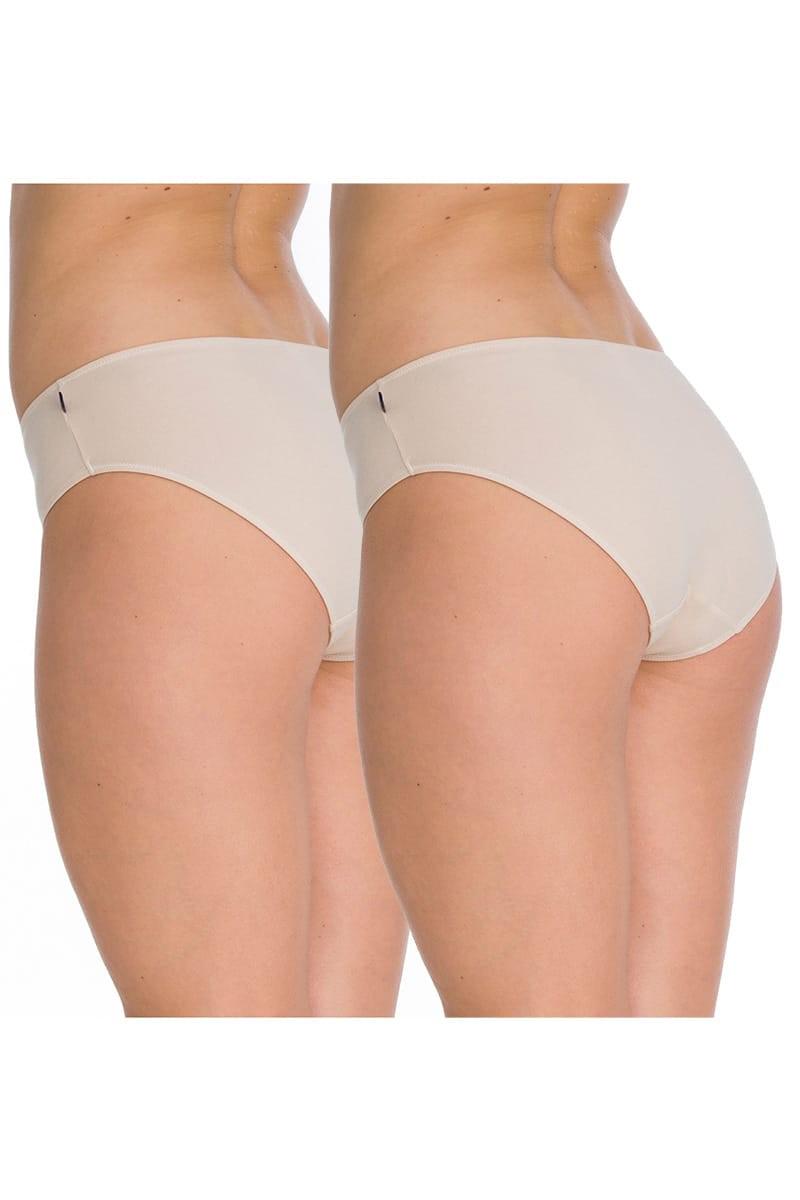 Трусики сліп Key р. 2/S 2 шт. Бежевий (73999)