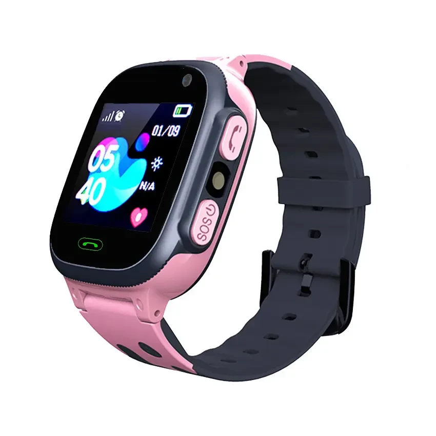 Смарт-часы-телефон детский Z1 GPS 4G с камерой SIM-карта силиконовый ремешок Pink (17639)