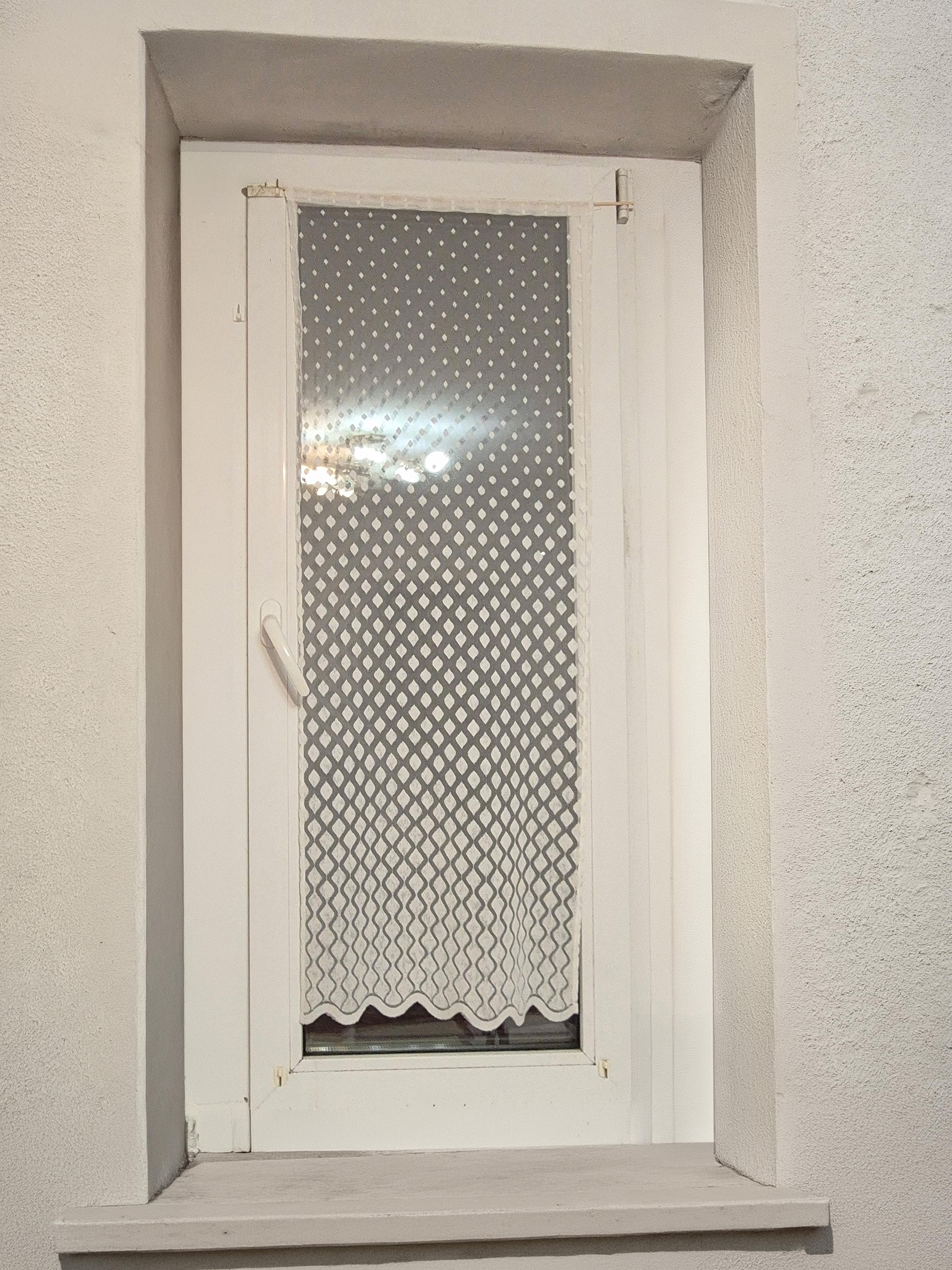 Занавеска на оконную створку Lumelle Geometric 45x119 см Молочный (12_7ф)