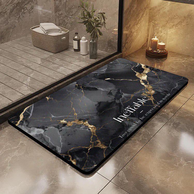 Коврик антискользящий Marmur диатомитовый 80х50 см Кофейный Ineffable (KD017Marmur8050) - фото 1 Коврик антискользящий Marmur диатомитовый 80х50 см Кофейный Ineffable (KD017Marmur8050) - фото 1