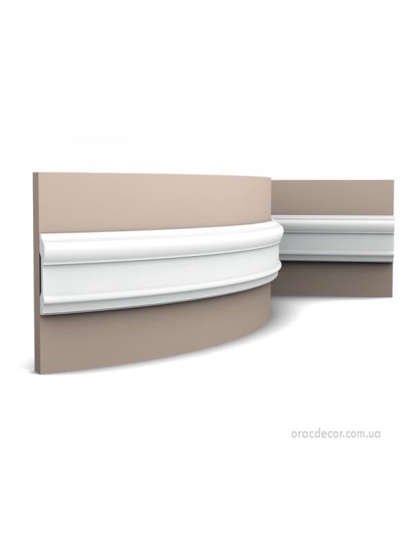 Молдинг гибкий Orac Dеcor 2000х91x30 мм (P9010F)