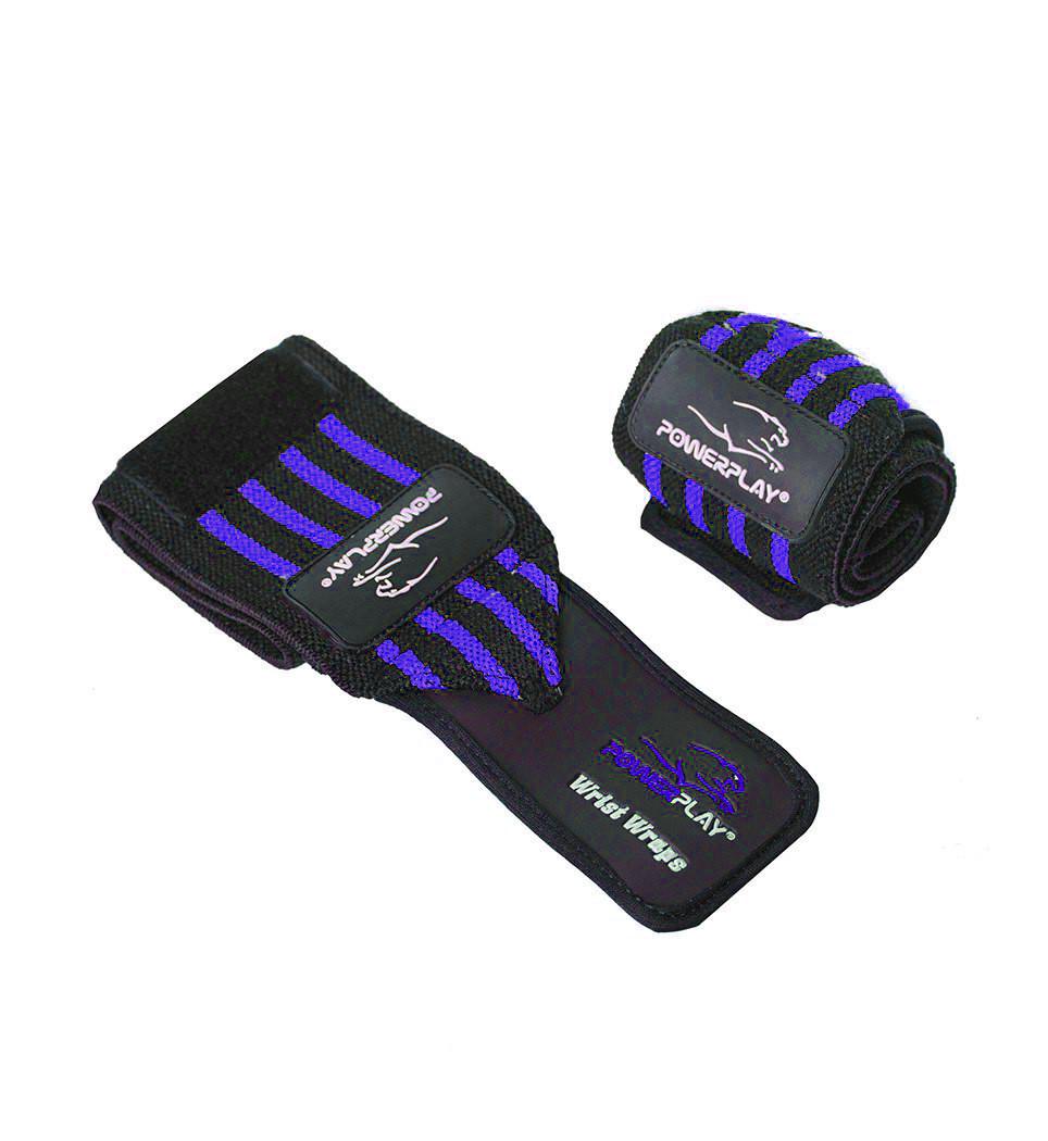 Бинти кистові PowerPlay 3081 Gym WristT Wraps Чорно-синій (A-013263) - фото 2 Бинти кистові PowerPlay 3081 Gym WristT Wraps Чорно-синій (A-013263) - фото 2