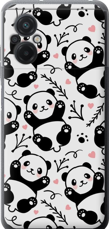Чехол на Xiaomi Poco M5 Панды (4318u-2767-42517)