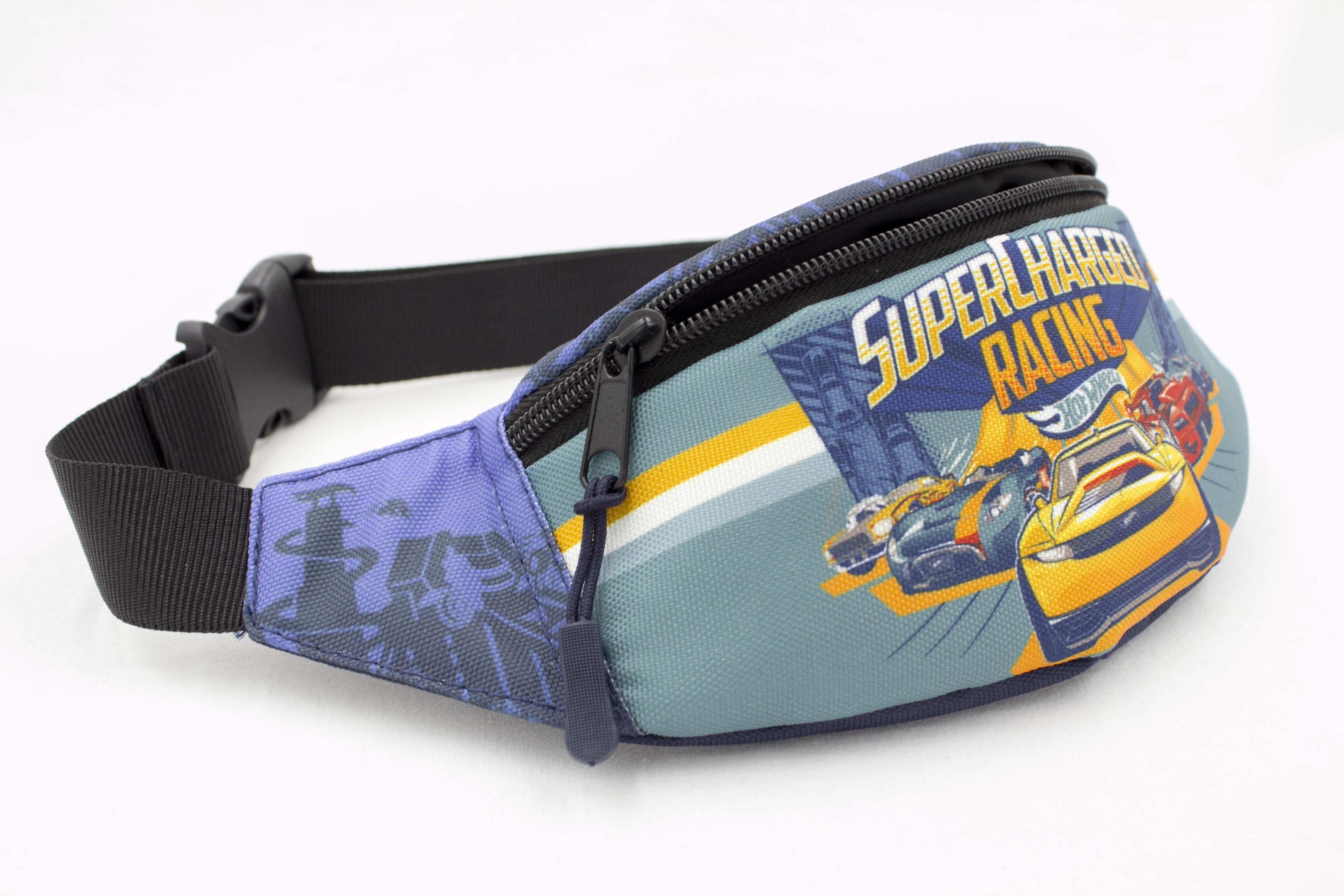 Сумка бананка для хлопчика з регулюючим ремінцем 4-8 років Хот Вілс Блакитний (Д-021) - фото 4 Сумка бананка для хлопчика з регулюючим ремінцем 4-8 років Хот Вілс Блакитний (Д-021) - фото 4