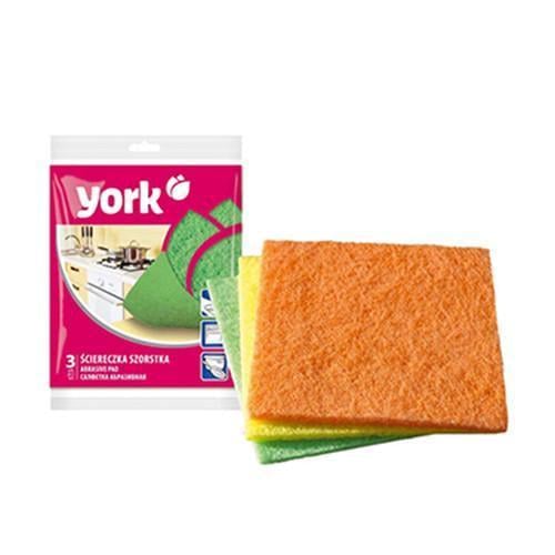 Серветка абразивна для видалення складних забруднень York 3 шт. Серветка абразивна для видалення складних забруднень York 3 шт.