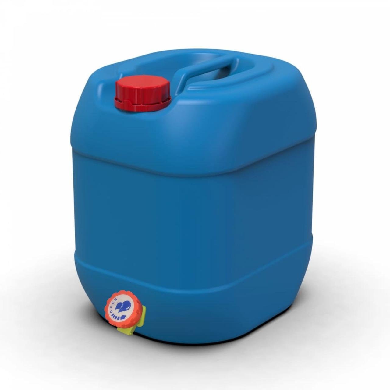 Канистра двухслойная пищевая Litolan с краном штабелируемая защита от УФ 20 л