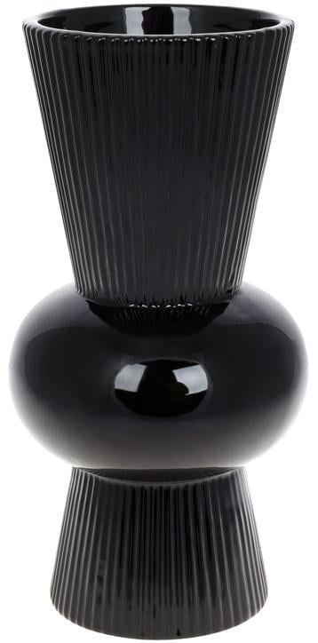 Ваза керамическая Stone Flower 15,2х15,2х30,2 см Черный (BD-733-487) Ваза керамическая Stone Flower 15,2х15,2х30,2 см Черный (BD-733-487)