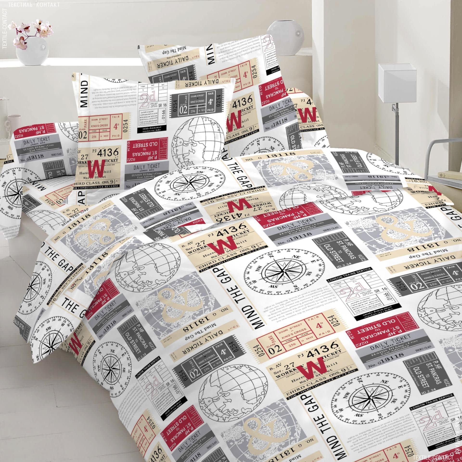 Комплект постельного белья Vital Textile Голд Люкс бязь евро 200х220 (BLе-496)