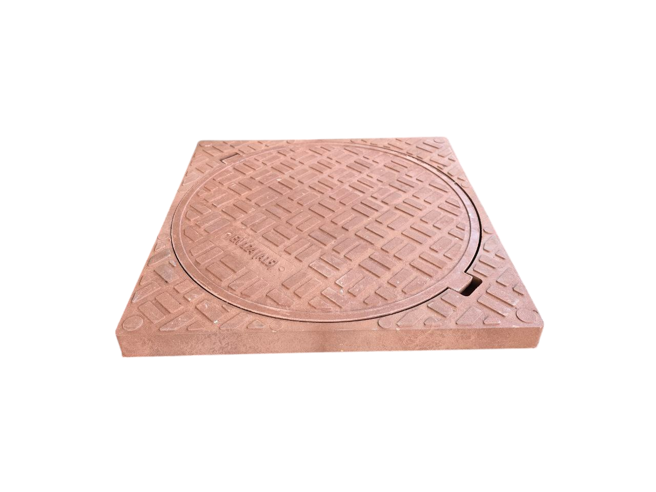 Люк квадратный Евро А15 с круглой крышкой 670х670 мм Коричневый (27632200) Люк квадратный Евро А15 с круглой крышкой 670х670 мм Коричневый (27632200)