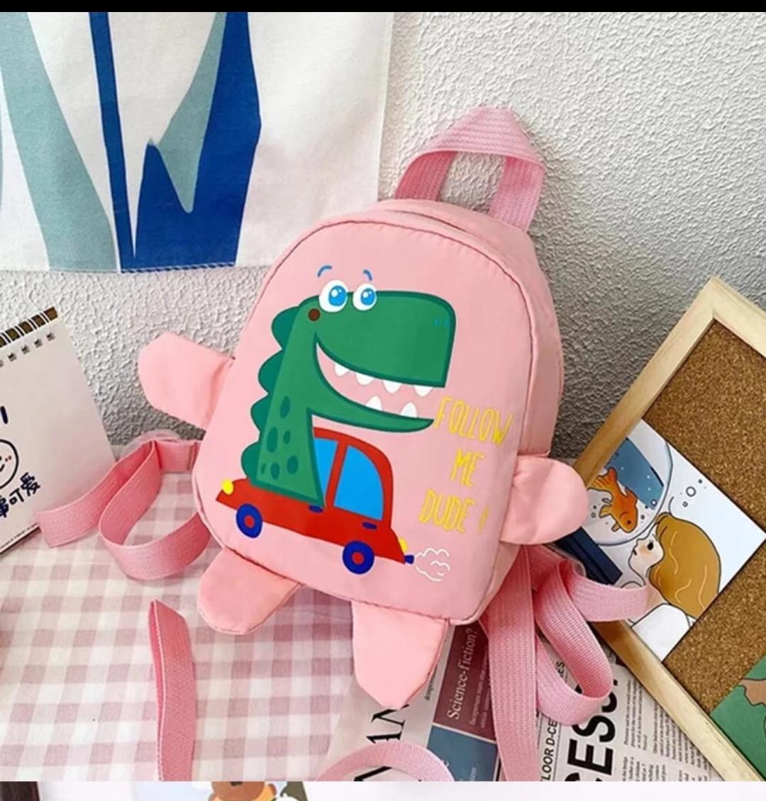 Рюкзак дитячий з принтом динозавра 20х15х12 см Чорний - фото 4 Рюкзак дитячий з принтом динозавра 20х15х12 см Чорний - фото 4