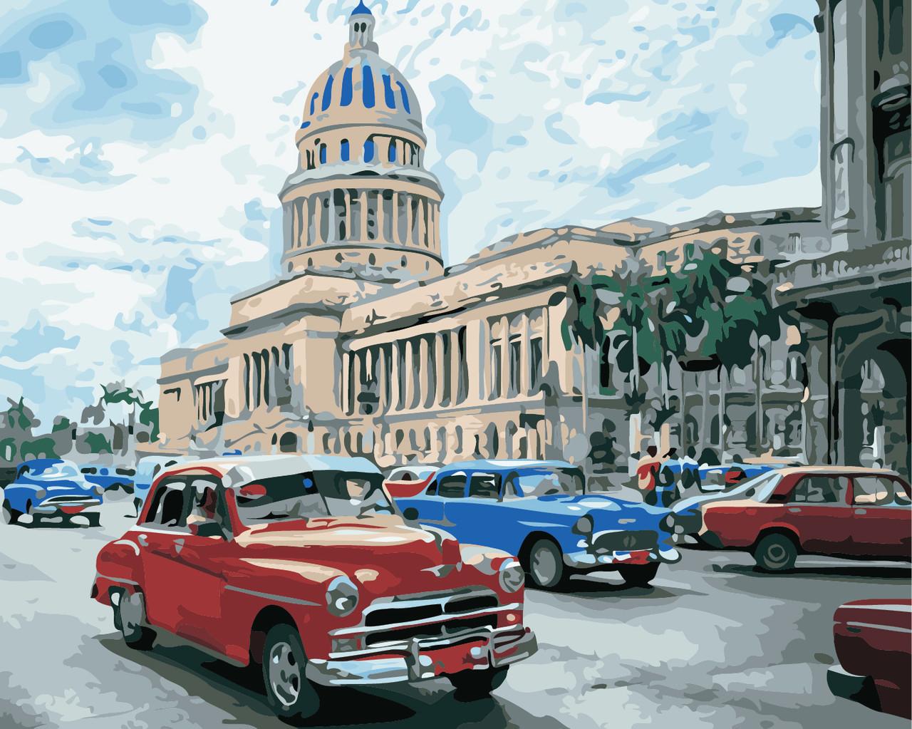 Картина по номерам ArtStory Яркая Куба 40x50 см (AS0859)