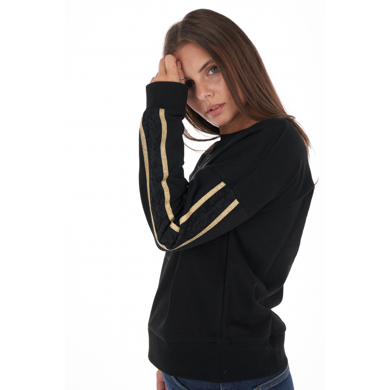 Світшот жіночий Kvl M Чорний (20302027) - фото 3 Світшот жіночий Kvl M Чорний (20302027) - фото 3