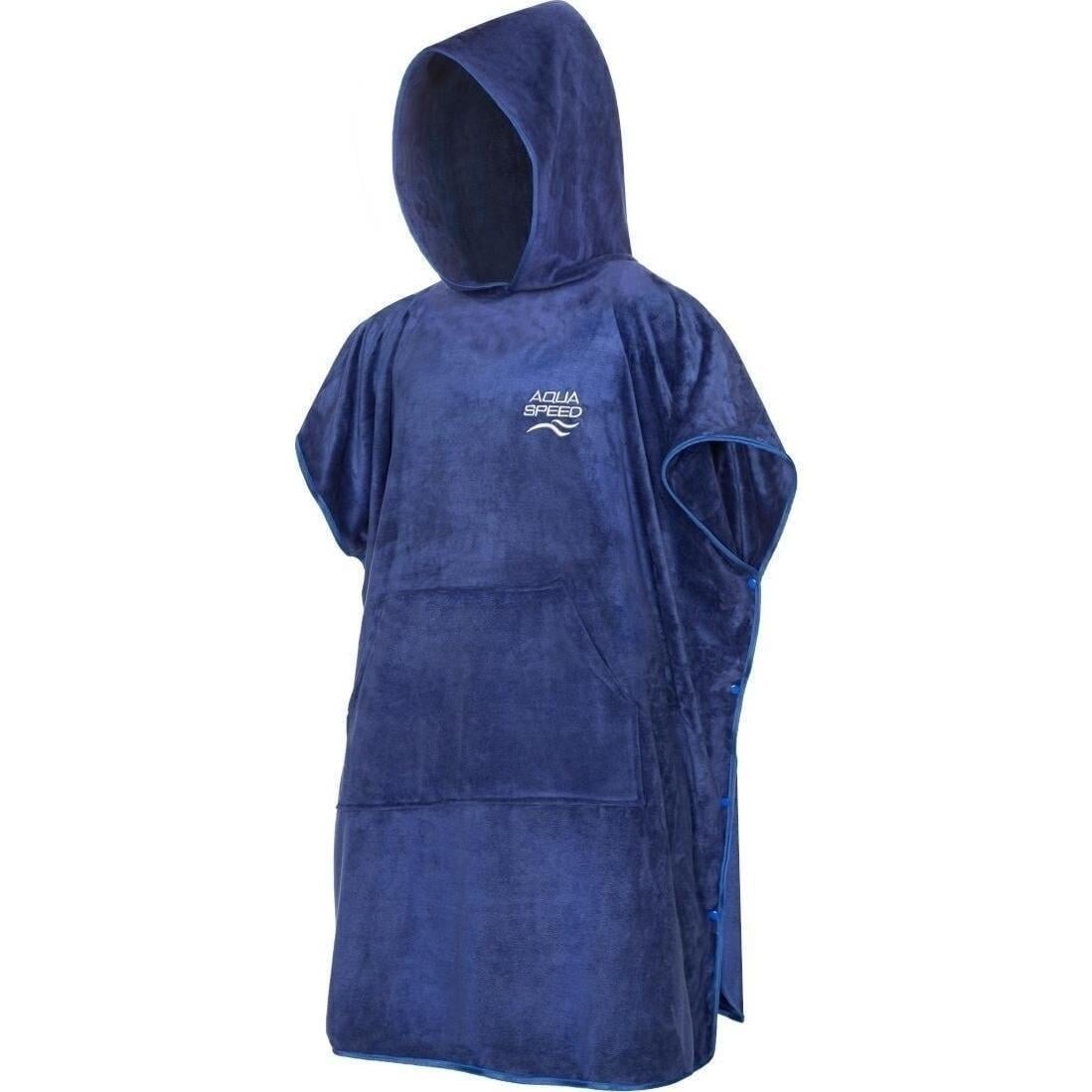 Рушник-пончо Aqua Speed PONCHO 288-10 95x240 см Темно-синій (59631)