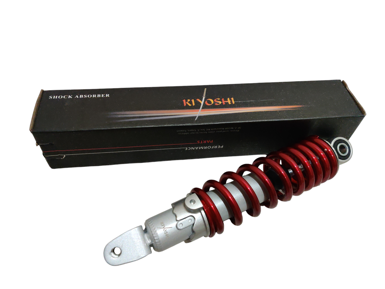 Амортизатор задний Kiyoshi Yamaha регулируемый 265 мм Красный металик (2466161524)
