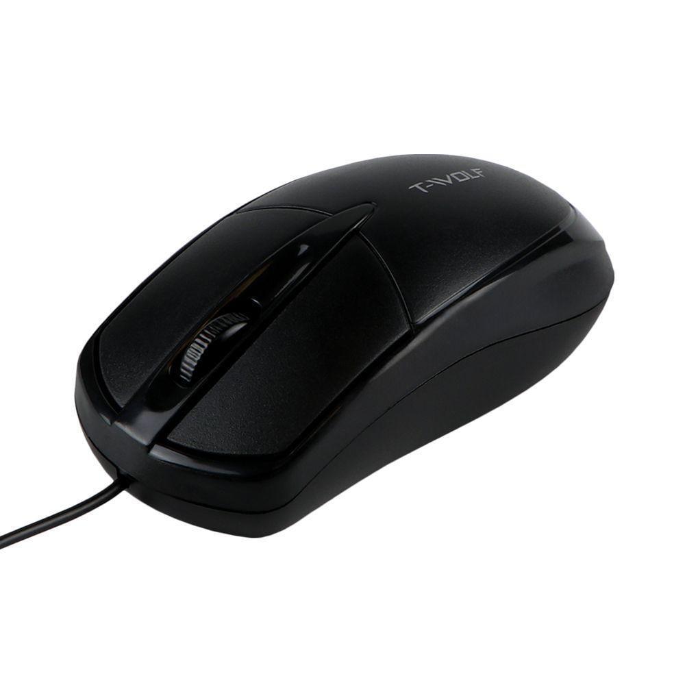 Комп'ютерна мишка TWolf V13 USB Чорний (3008472977) - фото 3