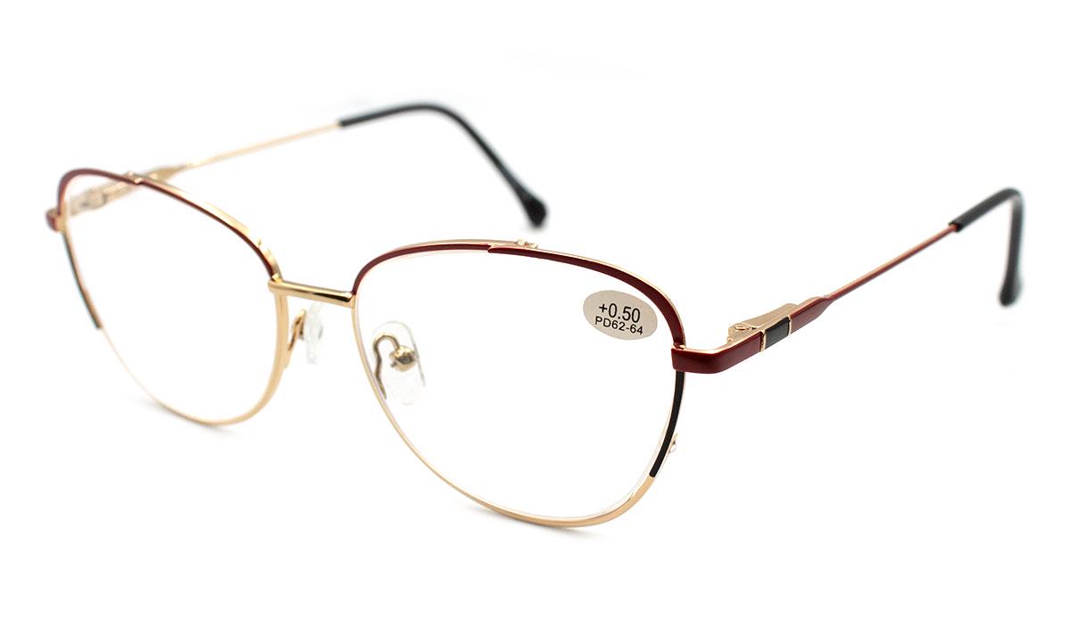 Окуляри для зору жіночі Verse 321181-C8 в металевій оправі +4.00 (10320136)