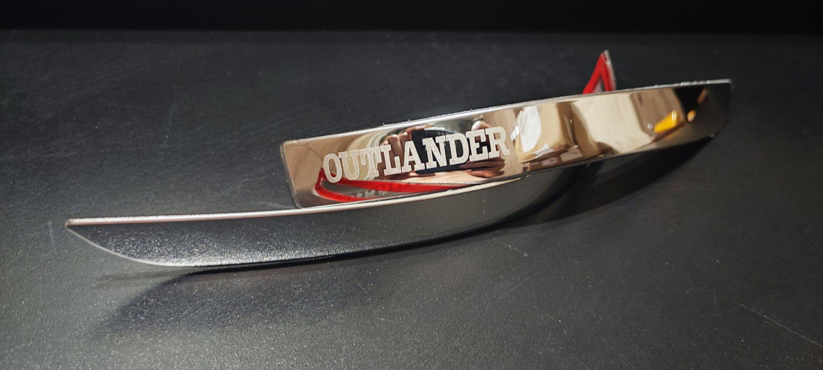 Накладки на дзеркала Mitsubishi Outlander 3 XL з написом Outlander 2 шт. (27489994) - фото 8 Накладки на дзеркала Mitsubishi Outlander 3 XL з написом Outlander 2 шт. (27489994) - фото 8