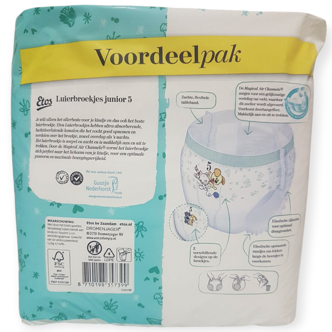 Підгузки-трусики Etos 5 12-18 кг 33 шт. (2589412136) - фото 2 Підгузки-трусики Etos 5 12-18 кг 33 шт. (2589412136) - фото 2