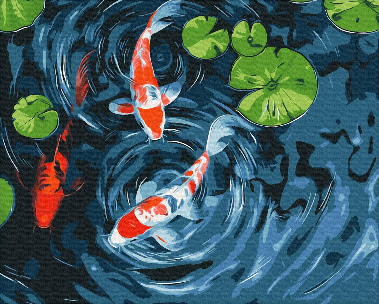 Картина по номерам Brushme "Японский пруд" 40x50 см (BS53999)