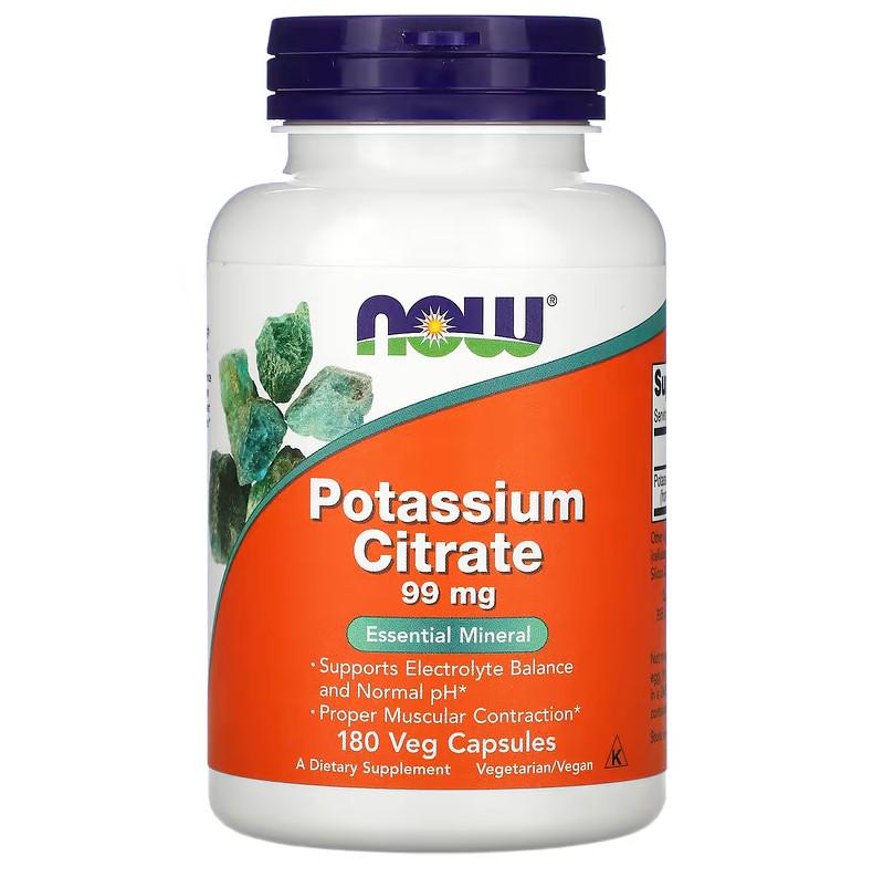 Витамины Now Foods Potassium Citrate 99 мг 180 капсул