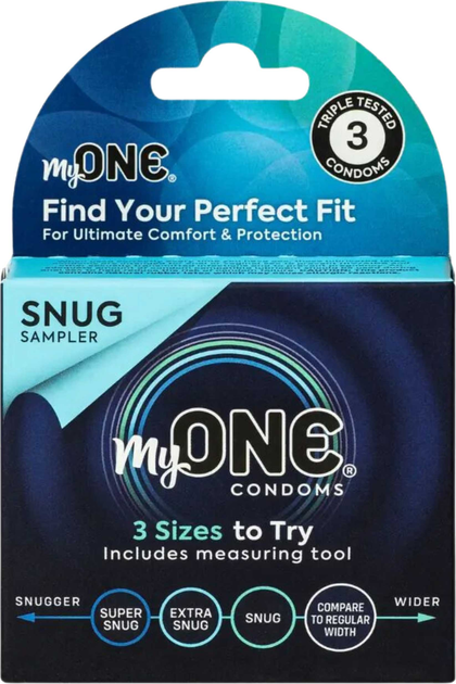 Презервативи My ONE Snug Sampler 3 шт. (ROZ6501053467)