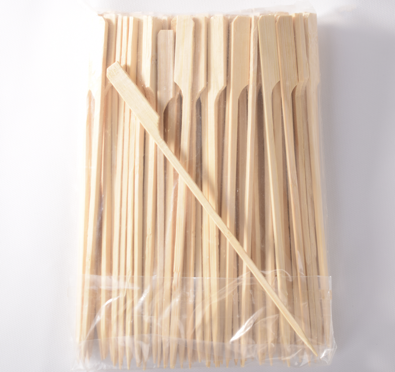 Шпажка бамбуковая деревянная Весло для канапе 18 см 100 шт.