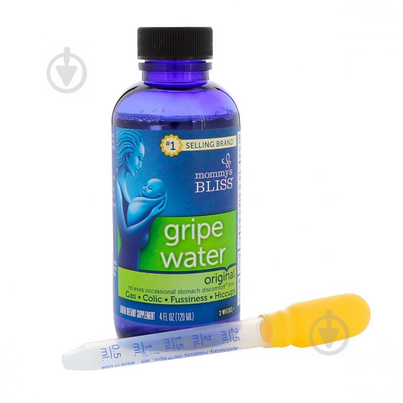 Детская Водичка от Коликов, Дневная, Gripe Water, Mommy's Bliss, 120 мл