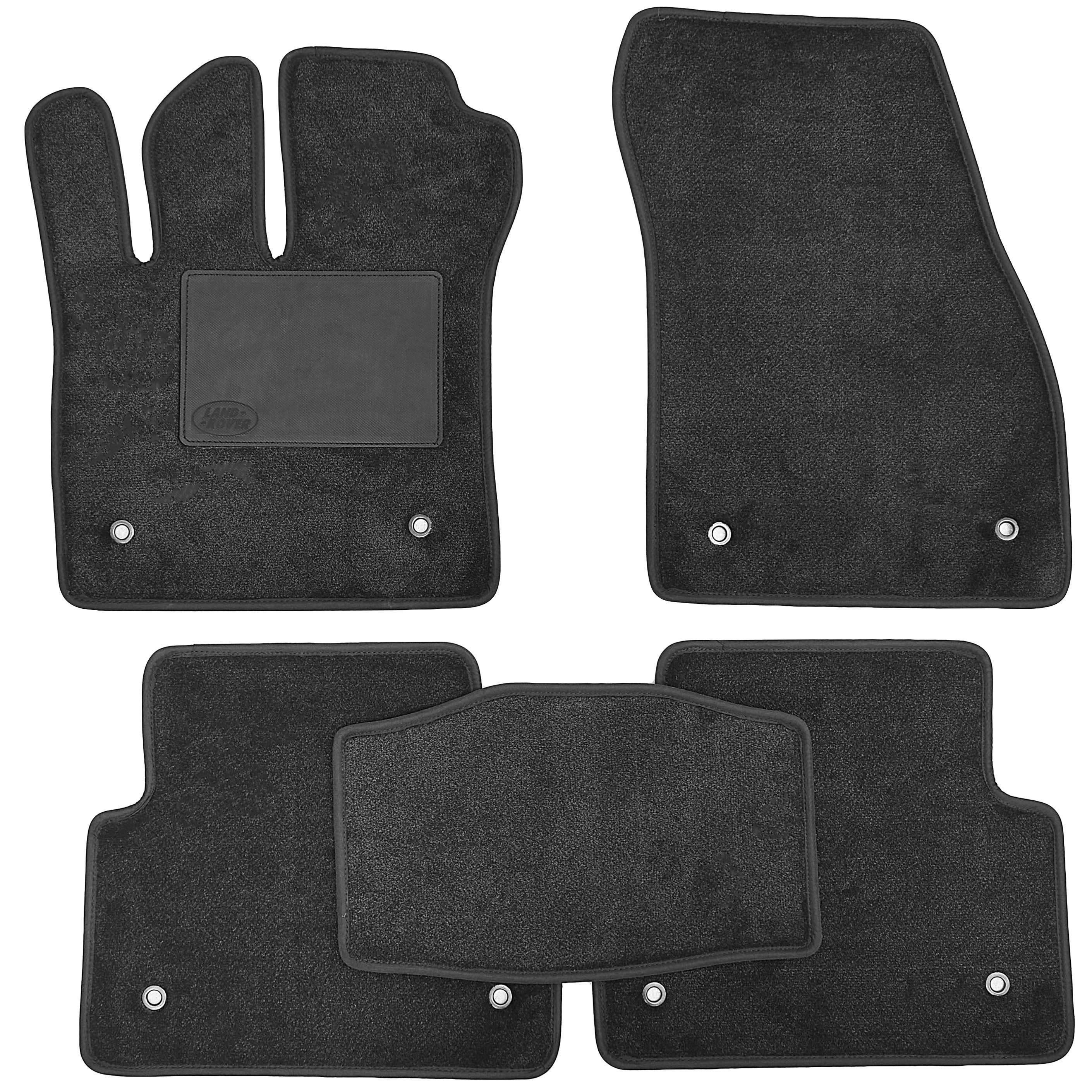 Коврики в салон для Land Rover/Range Rover Evoque 2019+ текстильные Черный