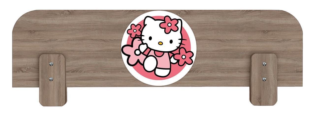 Бортик защитный для кровати МАКСИ-МЕбель Китти плюс под толщину боковой царги 26 мм Дуб трюфель (12128)