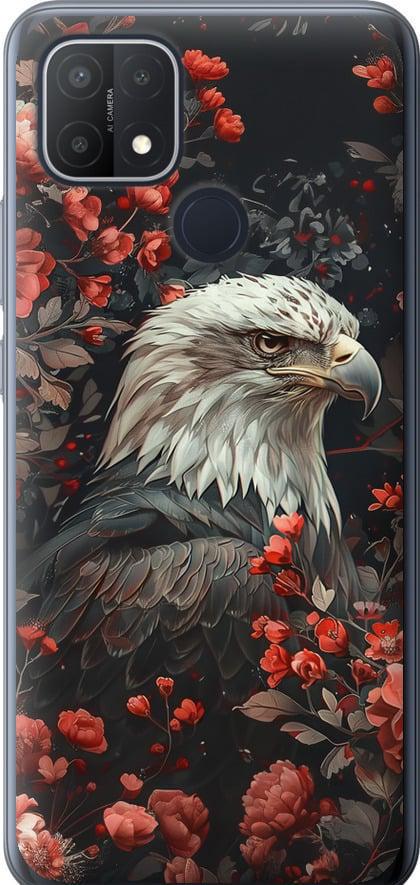 Чехол на Oppo A15s Цветочный страж (6102u-2527-42517)