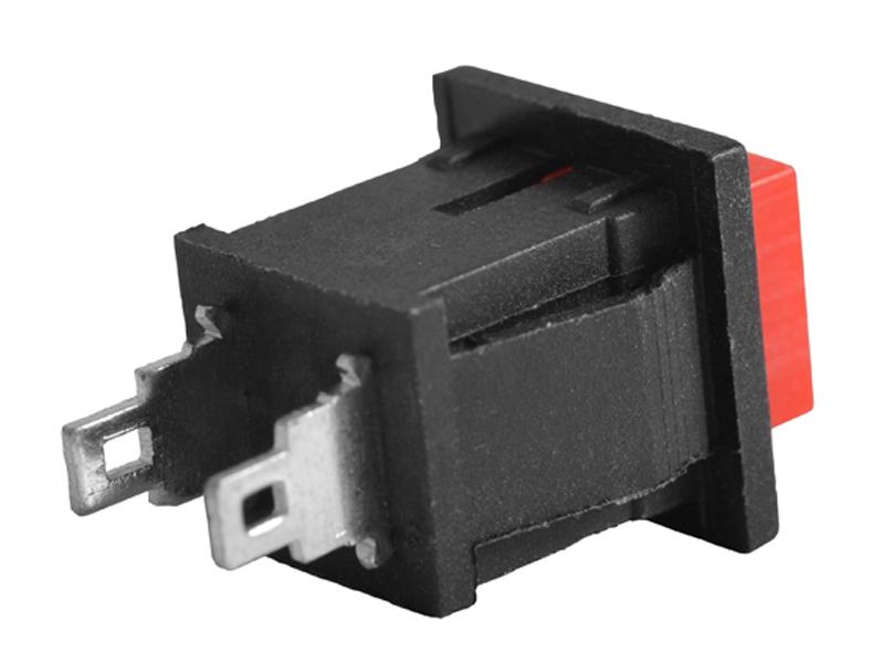 ᐉ Кнопка квадратная ON/OFF без фиксации 2pin Красный (PBS-18B) • Купить ...