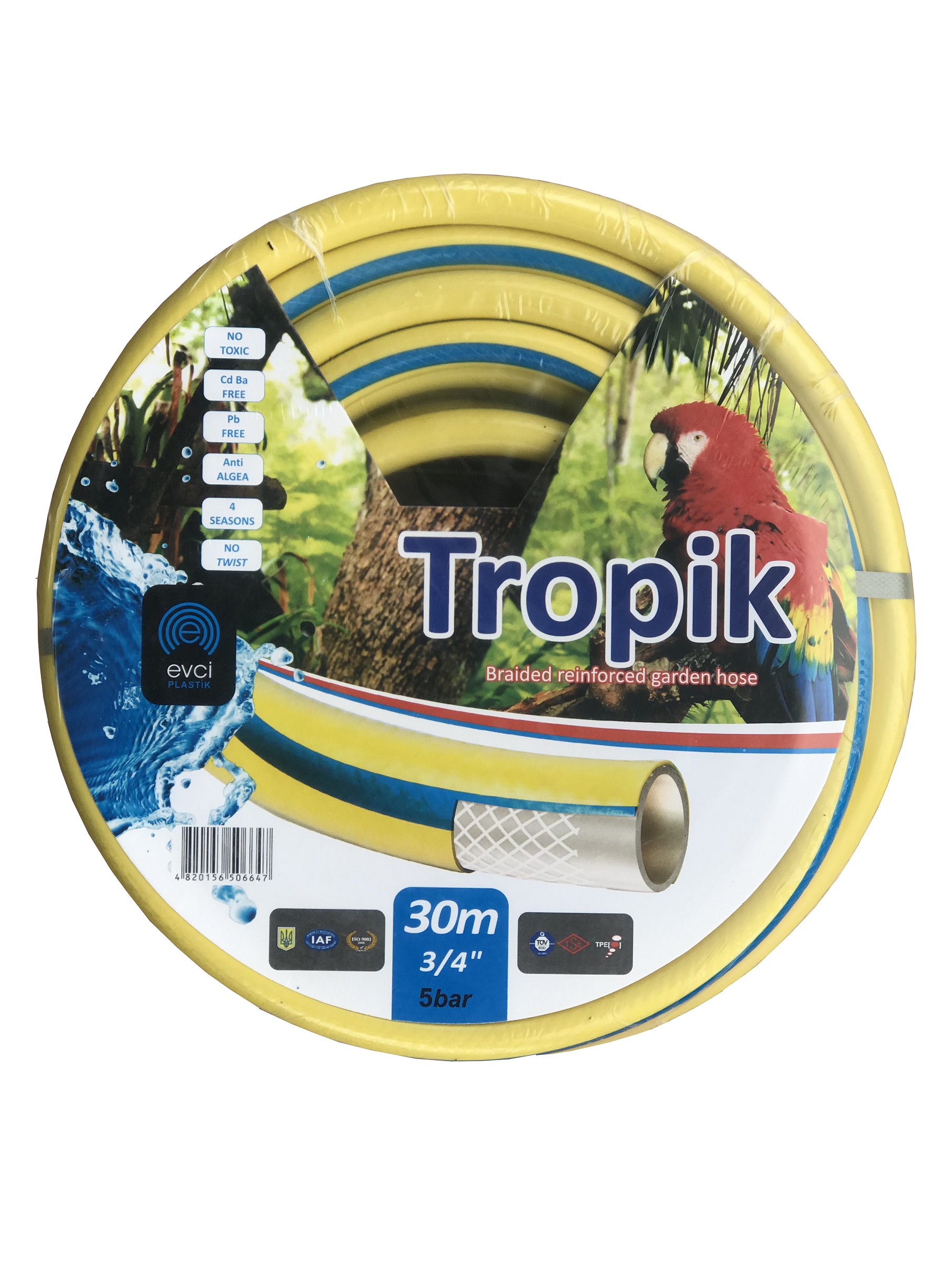 Шланг для полива Evci Plastik Tropik 3/4" 30 м