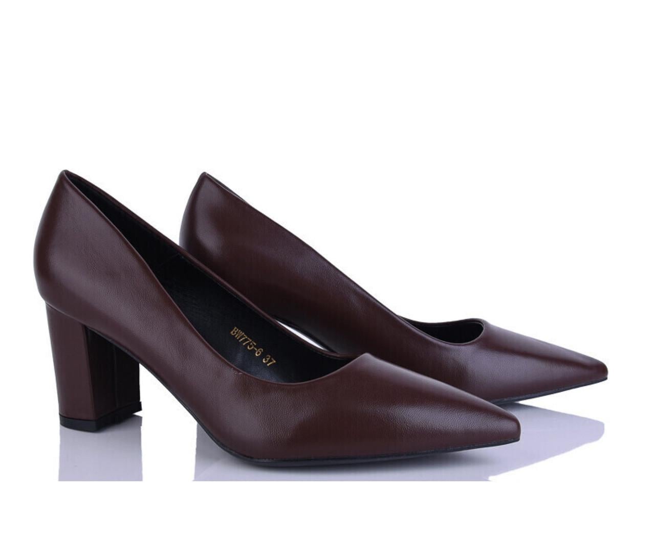 Туфлі жіночі AESD BW77567/39 р. 39 25,2 см Коричневий
