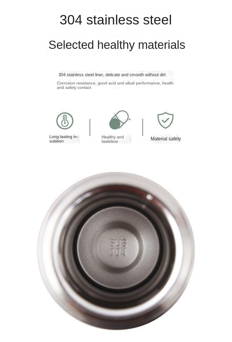 Термос Vacuum Flask SET вакуумный из нержавеющей стали Бежевый - фото 7 Термос Vacuum Flask SET вакуумный из нержавеющей стали Бежевый - фото 7